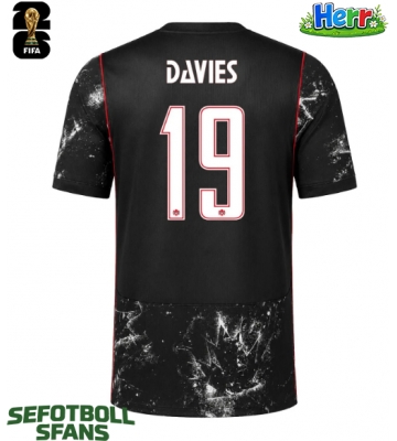 Kanada Alphonso Davies #19 Bortatröja VM 2026 Kortärmad